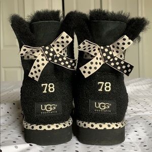 UGG women’s mini polka dot bailey bow boots